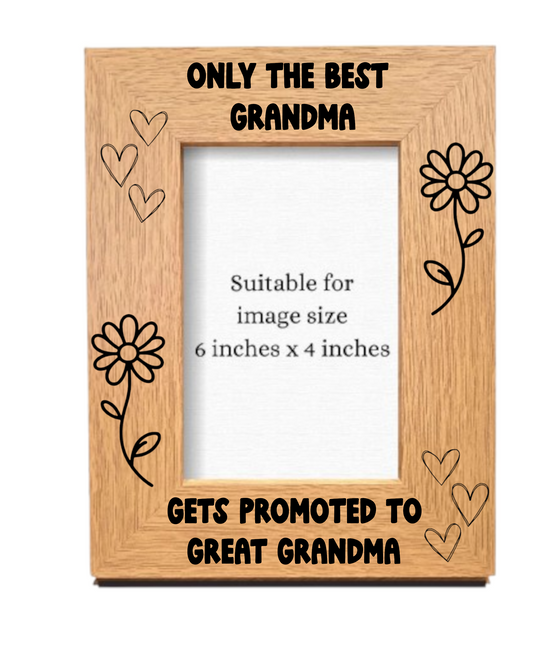 6x4 Portrait Picture Photo Frame Great Grandma