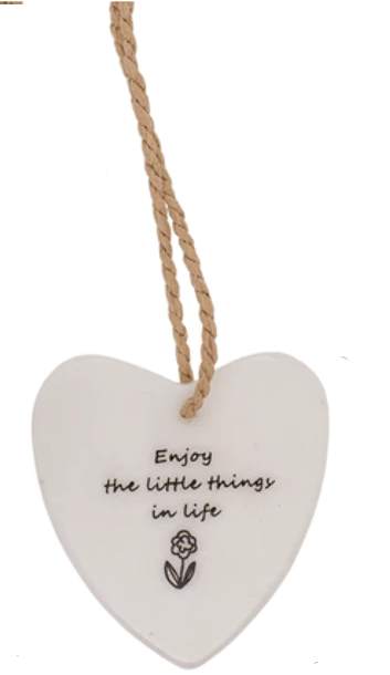 Marble Hanging Heart Gift
