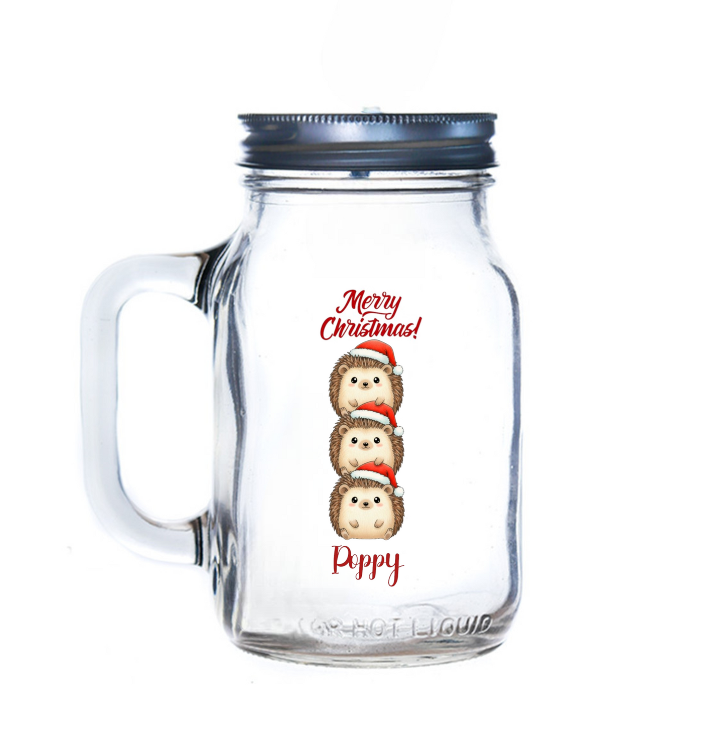 Personalised Christmas Mason Jar