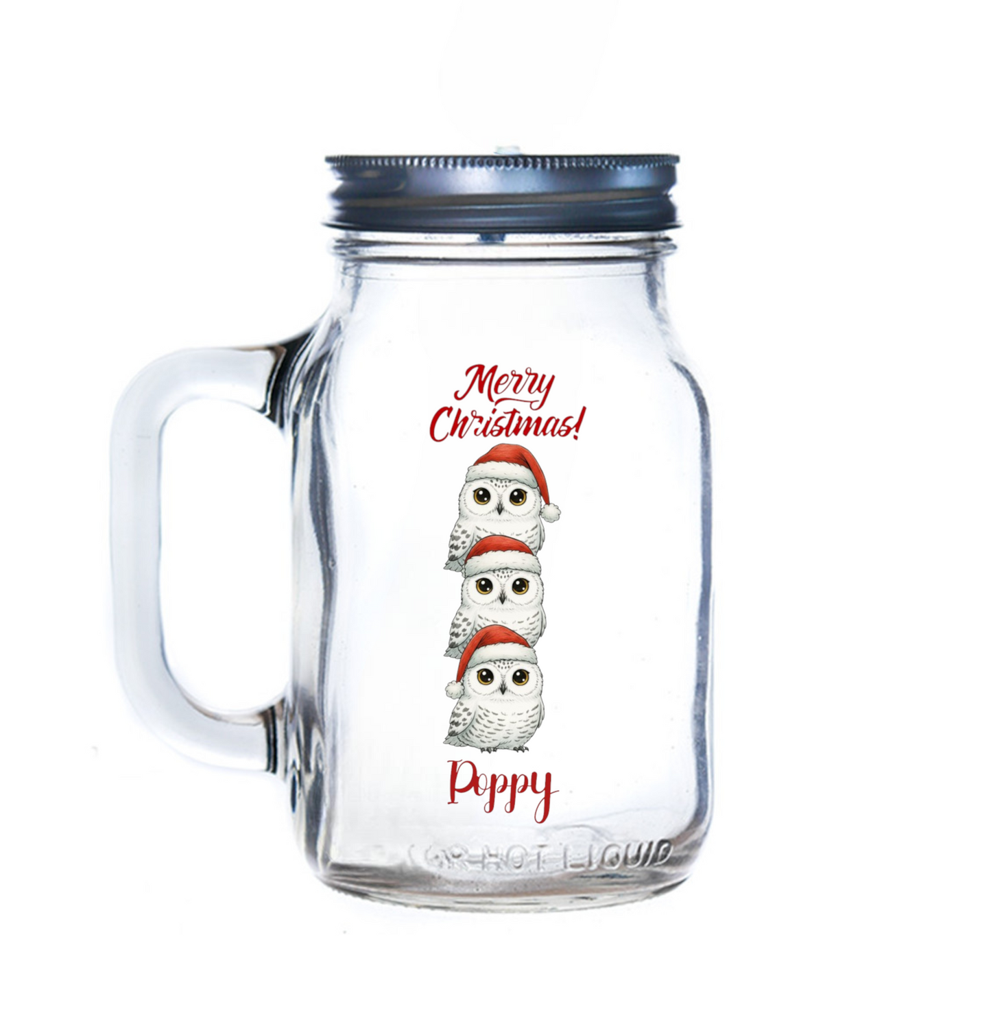 Personalised Christmas Mason Jar
