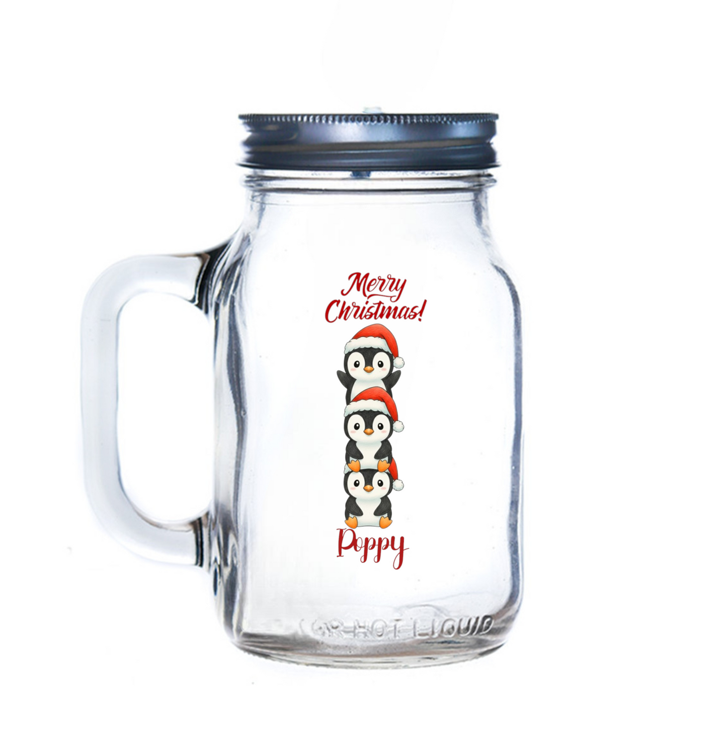 Personalised Christmas Mason Jar