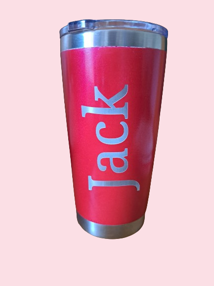 Personalised 20 Oz Laser Engraved Tumbler