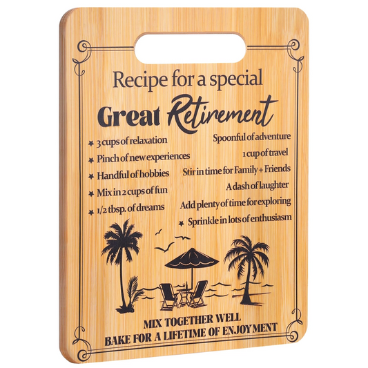 Inspirational Retirement Gift Cutting Board